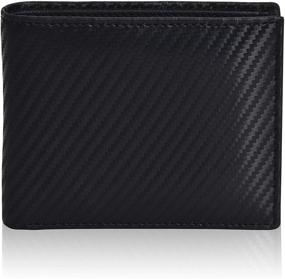 img 4 attached to 👔 Sleek RFID Bifold Wallets for Men: A Must-Have in Men's Accessories Collection