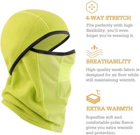 img 3 attached to AstroAI Balaclava Ski Mask For Cold Weather Windproof Breathable Face Mask For Men Women Riding Motorcycle &Amp Motorcycle & Powersports in Protective Gear