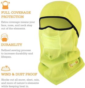 img 2 attached to AstroAI Balaclava Ski Mask For Cold Weather Windproof Breathable Face Mask For Men Women Riding Motorcycle &Amp Motorcycle & Powersports in Protective Gear