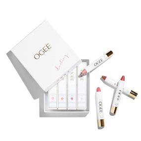 img 2 attached to 💋 Tinted Lip Oil Set - Darling 4 Piece Gift Set - Enriched with 100% Organic Coconut Oil, Jojoba Oil, and Vitamin E - Ideal for Lip Balm, Lip Color, or Lip Treatment