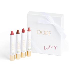 img 3 attached to 💋 Tinted Lip Oil Set - Darling 4 Piece Gift Set - Enriched with 100% Organic Coconut Oil, Jojoba Oil, and Vitamin E - Ideal for Lip Balm, Lip Color, or Lip Treatment