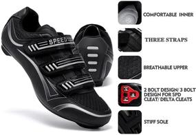 img 1 attached to Womens Cycling Compatible Paloton Indoor Men's Shoes in Athletic