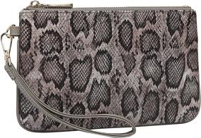 img 3 attached to Daisy Rose Wristlet Clutch RFID Protection Women's Handbags & Wallets for Wristlets