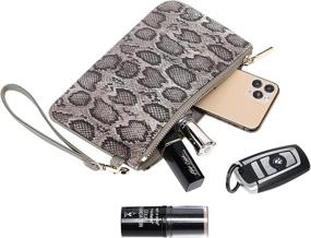 img 1 attached to Daisy Rose Wristlet Clutch RFID Protection Women's Handbags & Wallets for Wristlets