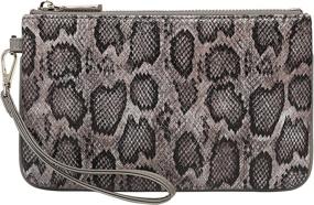 img 4 attached to Daisy Rose Wristlet Clutch RFID Protection Women's Handbags & Wallets for Wristlets