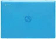 💻 mcover hard shell case for 2020 14" hp chromebook 14a series (aqua) - non-compatible with older hp c14 g-series - costco exclusive model logo