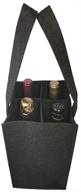 🍺 fisioan carrier beer felt bottle bag with separate partition, ideal for picnics, travel, parties, camping, and wine lovers - holds 2/4/6/8 bottles (4-bottle capacity) логотип