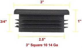 img 4 attached to Pack Square Plastic Plugs Resistant