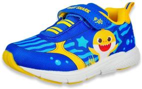 img 3 attached to Baby Shark Sneaker for Boys by Josmo Kids