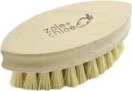 🌿 zoie + chloe: 100% natural plant-fiber soft bristles vegetable brush for effective cleaning logo