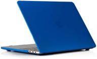 💻 ruban macbook pro 13 inch case – compatible with 2020-2016 models, a2289 a2251 a2159 a1989 a1706 a1708 – navy blue, hard shell cover with/without touch bar logo