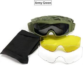 img 1 attached to Fouos Military Tactical Interchangeable Anti Fog