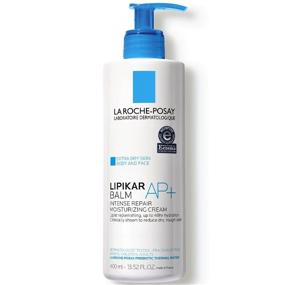 img 4 attached to Lipikar Balm AP+ Intense Repair Body Lotion by La Roche-Posay: Shea Butter & Niacinamide Cream. Moisturizer for Dry and Rough Skin, Safe for Sensitive Skin.