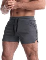 🏋️ everworth men's 5 inch inseam workout shorts: ideal athletic gym & bodybuilding shorts for casual running logo