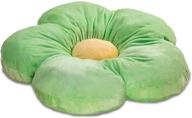 🌿 brighten up your space with the butterfly craze green flower floor pillow seating cushion! logo