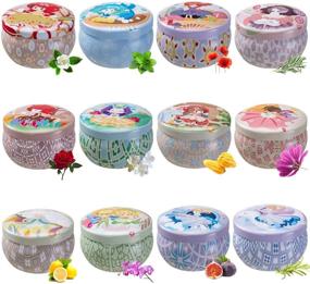 img 2 attached to 🕯️ Bauhinia Candle Tin Set - 12 Round Containers with Lids, Ideal for Candle Making, Crafts, Storage & More