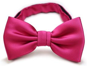 img 3 attached to Bows N Ties Adjustable Pre Tied Pocket Magenta