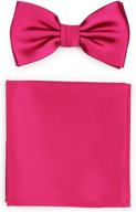 bows n ties adjustable pre tied pocket magenta logo