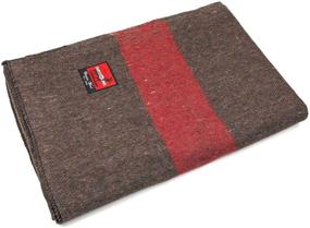 img 4 attached to 🔒 Ultimate Protection: Extra Heavy Duty Swiss Army Military Wool Blanket Cover