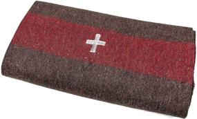 img 3 attached to 🔒 Ultimate Protection: Extra Heavy Duty Swiss Army Military Wool Blanket Cover