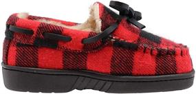 img 2 attached to NORTY Buffalo Moccasin Slipper 40918 3MUSLittleKid Boys' Shoes and Slippers