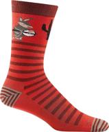 🧦 darn tough lightweight men's crew socks - animal haus collection (style #6066) logo