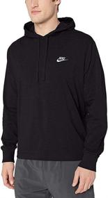 img 1 attached to 👕 Men's Nike Charcoal Heather Pullover Hoodie: Exceptional Style and Comfort