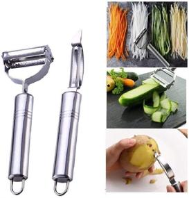 img 4 attached to Vegetable Peelers Y Shaped I Shaped Ergonomic