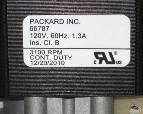 img 1 attached to Packard 66787 Draft Inducer Replacement