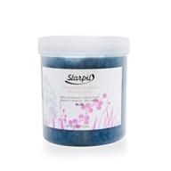 🔵 starpil wax - stripless blue polymer blend - low-temperature film hard wax pearls for painless hair removal - 22oz/600g mini tub container pack logo