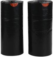 🗑️ teyyvn 6 gallon black trash bag: drawstring, 220 counts - efficient and durable waste disposal solution logo