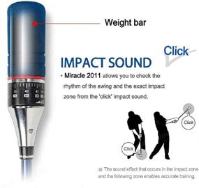 img 2 attached to 🏌️ Patented WINNER SPIRIT Miracle201 Golf Swing Training Aid: Adjustable Speed, Swing Trainer with Speed Controller for Enhanced Distance, Accuracy, Rhythm & Tempo