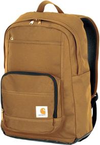 img 4 attached to 🎒 Carhartt Legacy Work Backpack with Laptop Sleeve, Carhartt Brown - Classic Design