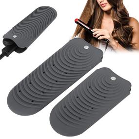 img 3 attached to Resistant Silicone Shield Straightener Curling