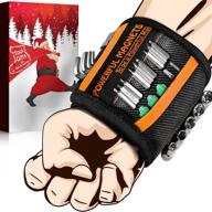 🔧 eastpin magnetic wristband for men - screw holding tool gift, perfect stocking stuffers for dad, husband, and handyman. ideal gadget gift for woodworker, carpenter, and diy enthusiasts logo
