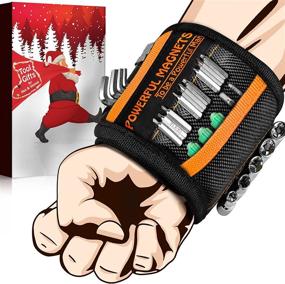 img 4 attached to 🔧 Eastpin Magnetic Wristband for Men - Screw Holding Tool Gift, Perfect Stocking Stuffers for Dad, Husband, and Handyman. Ideal Gadget Gift for Woodworker, Carpenter, and DIY Enthusiasts