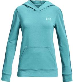 img 2 attached to 👧 Medium Girls' Clothing - Under Armour Meteor Hoodie