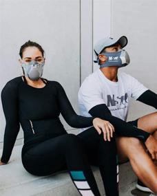 img 1 attached to 🏋️ NS NESIAN SPORTS Hex (Hypoxic Exercise) Mask - Elevate Performance with Altitude Breathing Simulation - Dark Gray