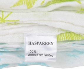 img 3 attached to 👶 100% Bamboo Muslin Swaddle Blanket for Baby, Large 47 X 47 inch Pack of 3 from Hasparren