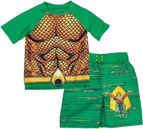 img 2 attached to Warner Bros Justice League Aquaman Boys' Clothing