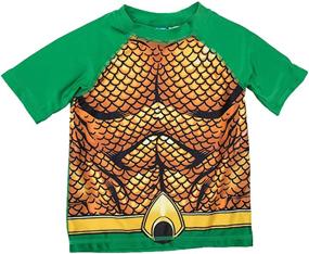 img 1 attached to Warner Bros Justice League Aquaman Boys' Clothing