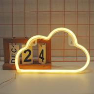 ☁️ cloud shaped neon signs led neon light art decorative lights night light wall decor lamp for children's, baby room, christmas, wedding party, table decoration - warm white cloud логотип