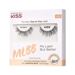 img 3 attached to Get Fuller, Natural-Looking Lashes with KISS MLBB My Lash But Better Volume False Eyelashes – Easy Application, Reusable & Cruelty-Free! (1 Pair)