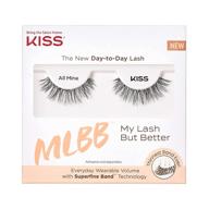 get fuller, natural-looking lashes with kiss mlbb my lash but better volume false eyelashes – easy application, reusable & cruelty-free! (1 pair) logo