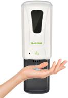 🧴 alpine automatic hand sanitizer dispenser: touchless soap dispenser for ultimate hygiene in restaurant, hospital, school, hotel, and home - 1200ml liquid & gel compatibility logo