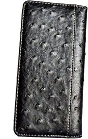 img 2 attached to Western Wallets Leather Bi Fold Cowboy