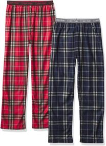 img 4 attached to 👖 Calvin Klein Boys Sleepwear Super Soft Brushed Micro Pajama Pant, 2 Pack - Ultimate Comfort and Value for Boys' Nightwear