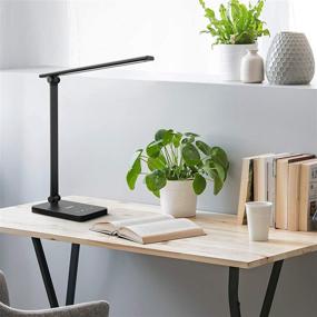 img 3 attached to 🔦 Lepro LED Desk Lamp: Dimmable Home Office Lamp with Touch Control, 9W Bright Reading Table Lamp - 3 Color Modes, 5 Brightness Levels, Eye-Caring Diffused Natural Light - Modern Sleek Task Lamp (Black)