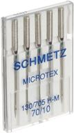 🔍 size 10/70 5-pack schmetz microtex sharp machine needles logo