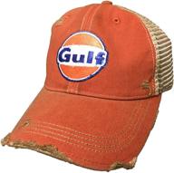 🧢 stylish gulf distressed vintage snapback hat with adjustable design – perfect for any occasion! logo